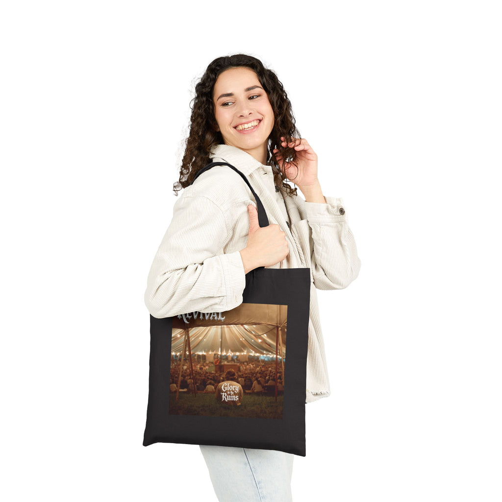 Revival Cotton Canvas Tote Bag - Glory In The Ruins