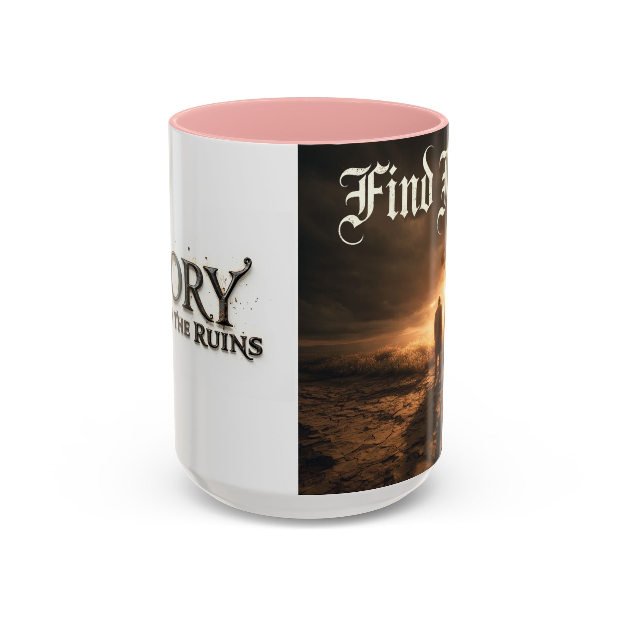 Find Jesus - Glory In The Ruins Coffee Mug - Vintage Festival Drinkware, Perfect for Gathering, Celebrations, Gift for Music Lovers, Home Decor