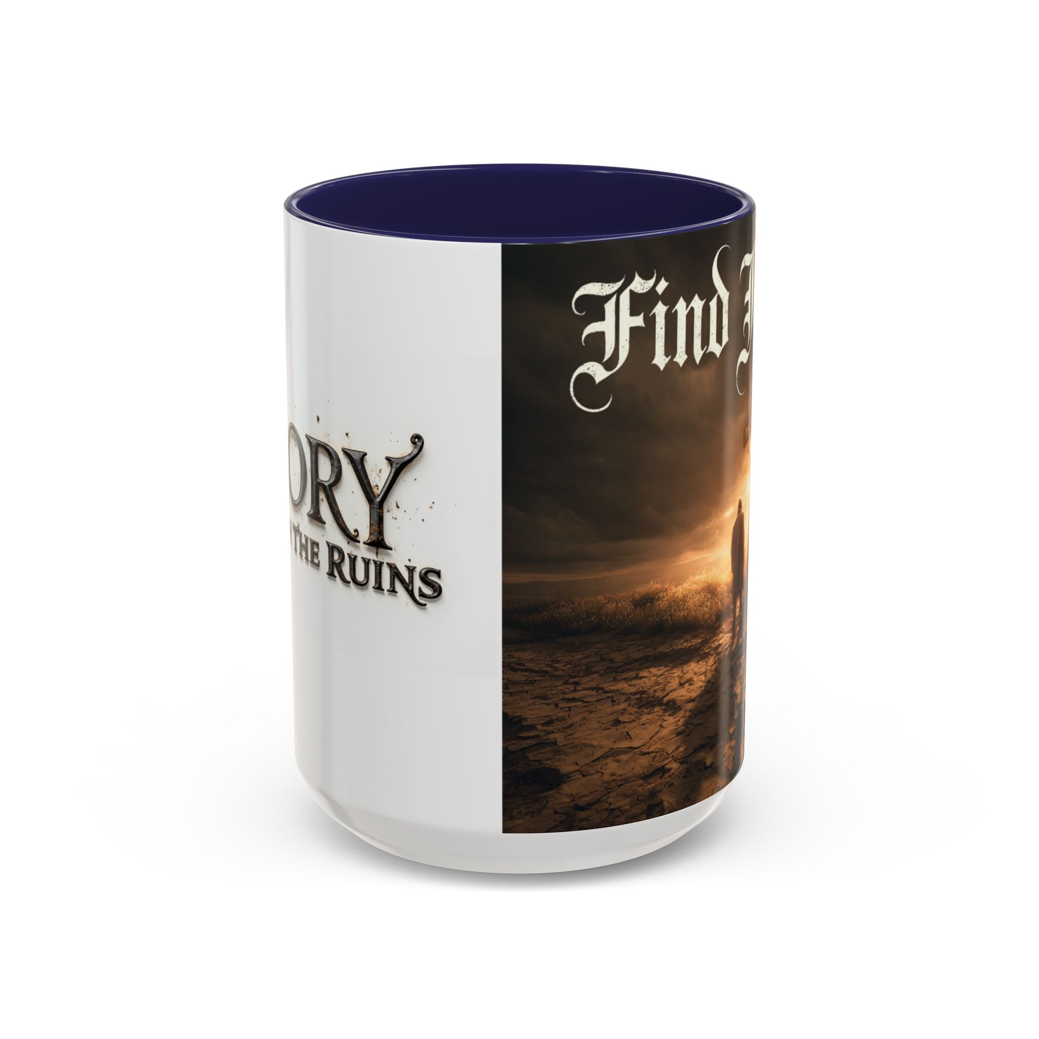 Find Jesus - Glory In The Ruins Coffee Mug - Vintage Festival Drinkware, Perfect for Gathering, Celebrations, Gift for Music Lovers, Home Decor