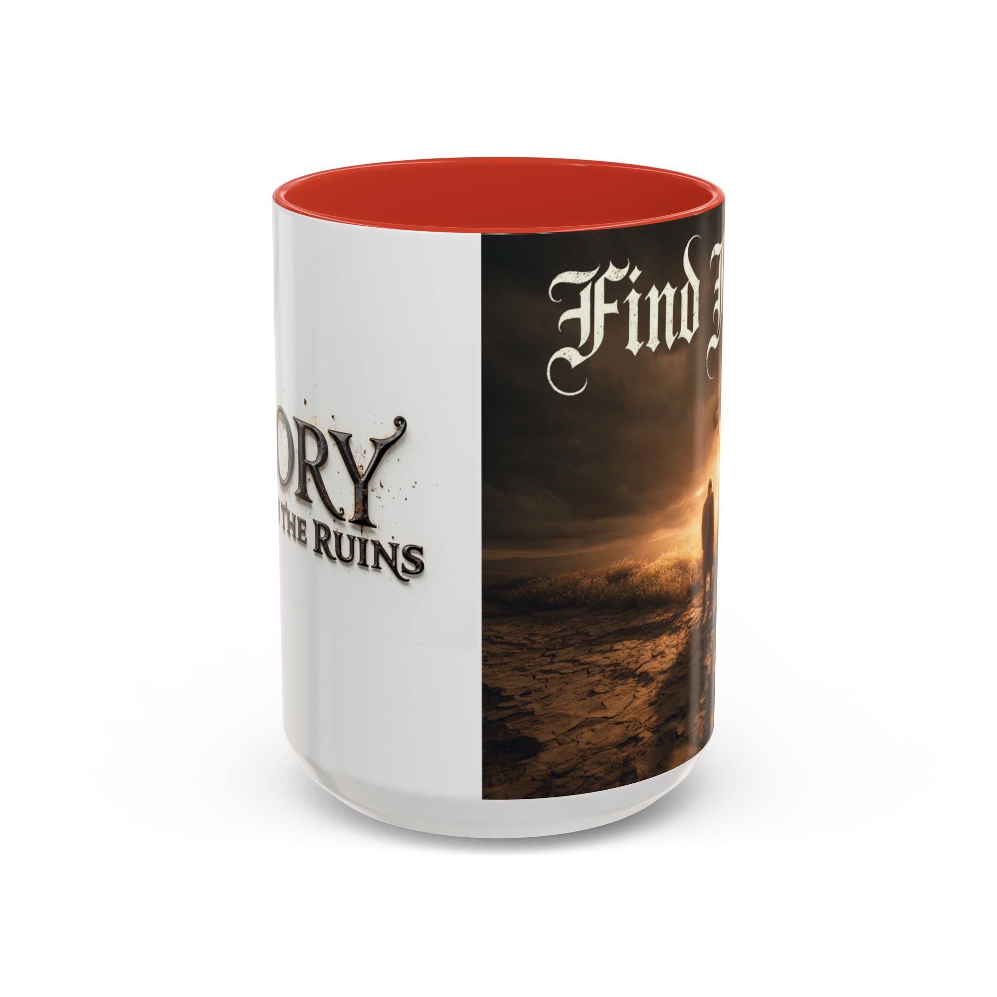 Find Jesus - Glory In The Ruins Coffee Mug - Vintage Festival Drinkware, Perfect for Gathering, Celebrations, Gift for Music Lovers, Home Decor
