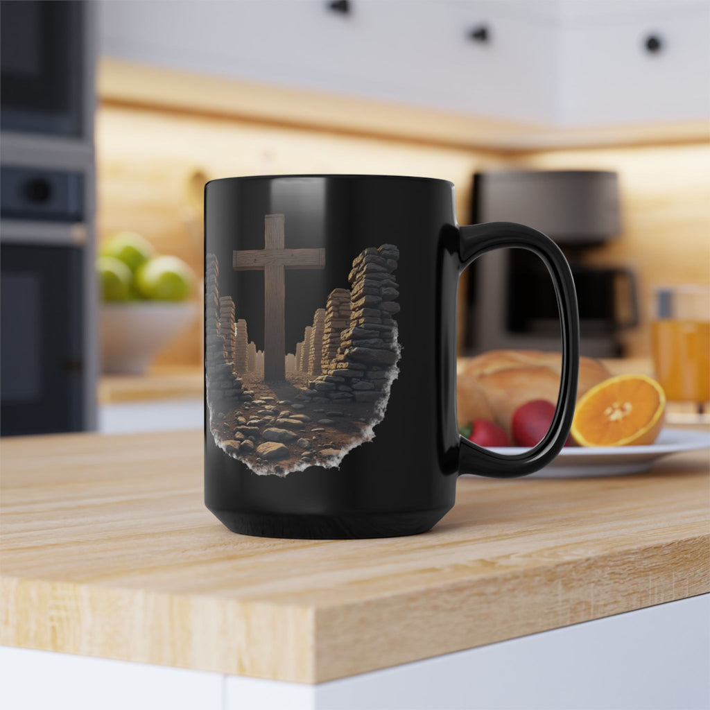 Glory In The Ruins Coffee Mug (15 oz.) - Black