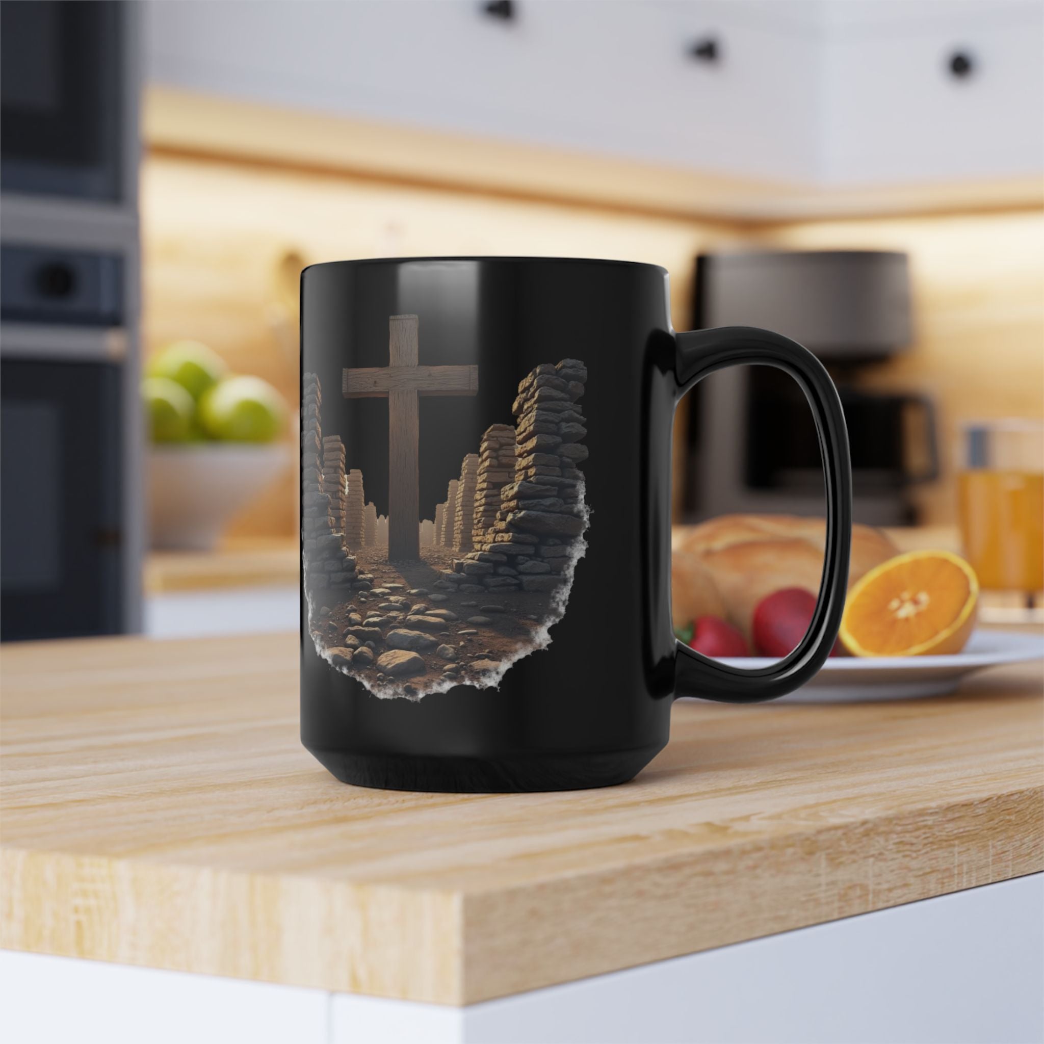 Glory In The Ruins Coffee Mug (15 oz.) - Black