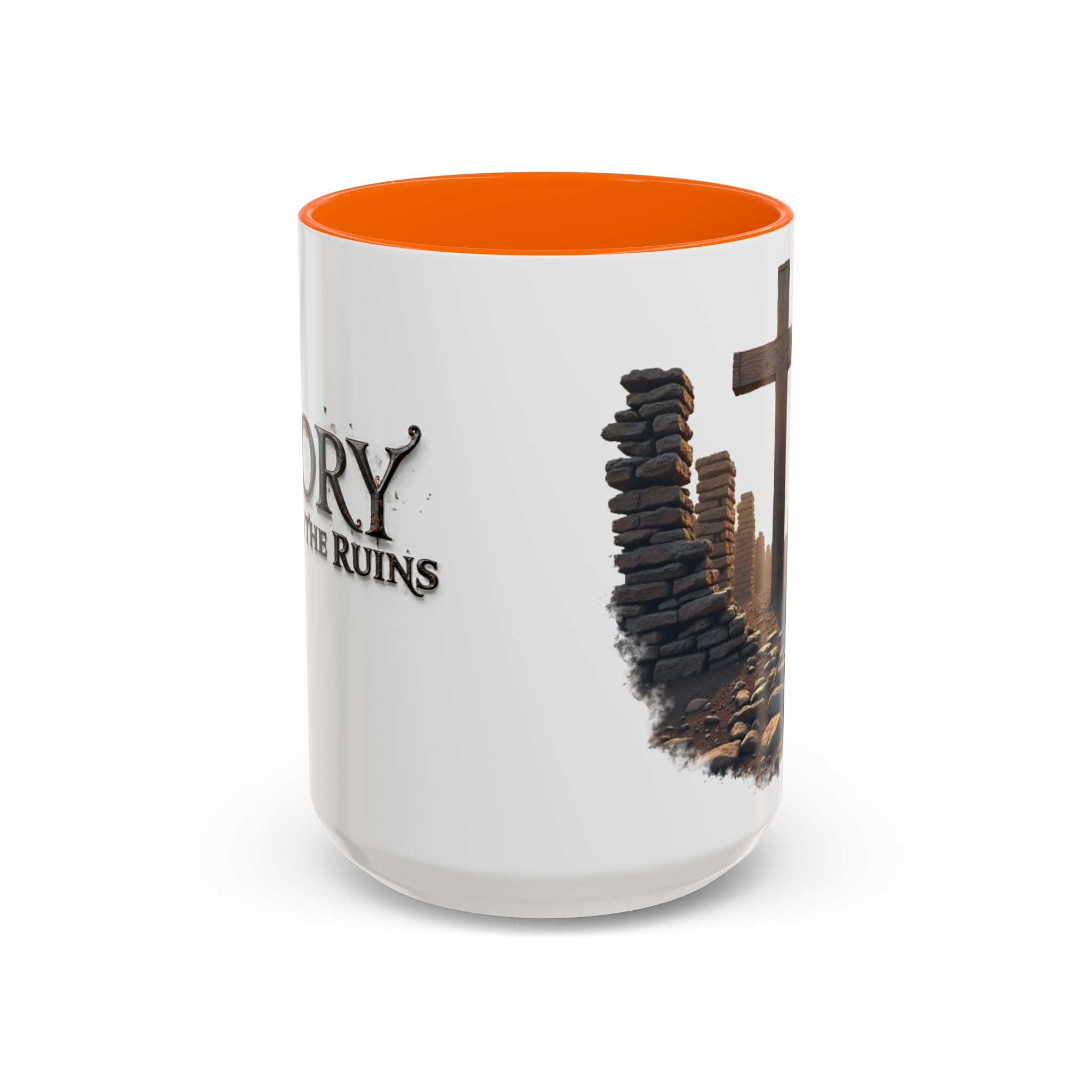 Coffee Mug - Glory in the Ruins Colorful 15 oz Ceramic Cup