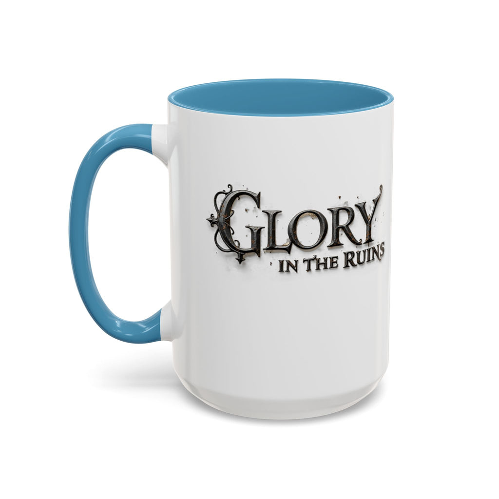Coffee Mug - Glory in the Ruins Colorful 15 oz Ceramic Cup