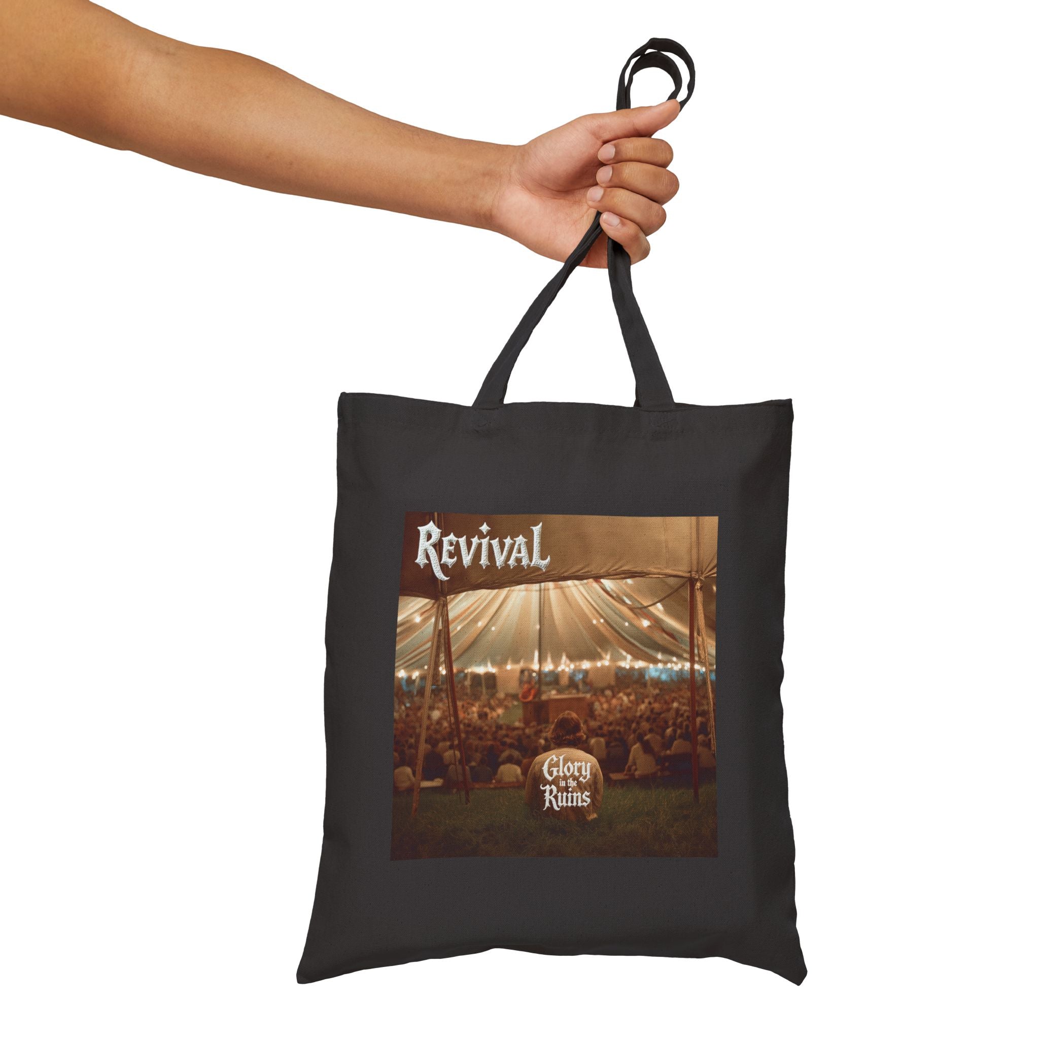 Revival Cotton Canvas Tote Bag - Glory In The Ruins