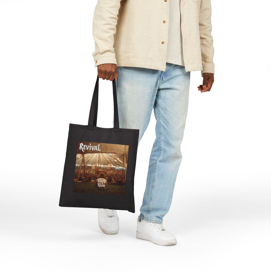Revival Cotton Canvas Tote Bag - Glory In The Ruins