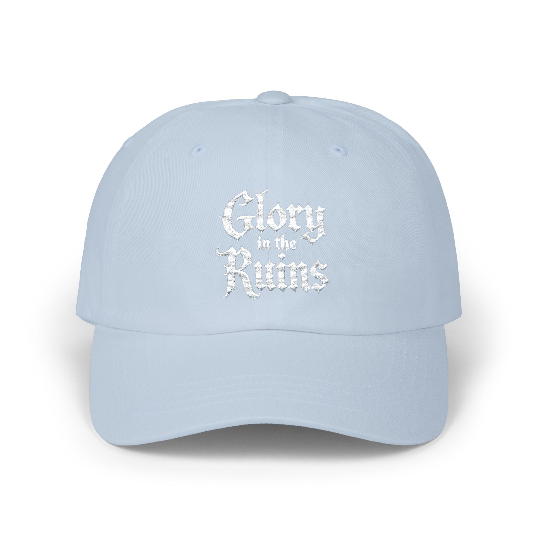 "Glory in the Ruins" Embroidered Vintage Hat
