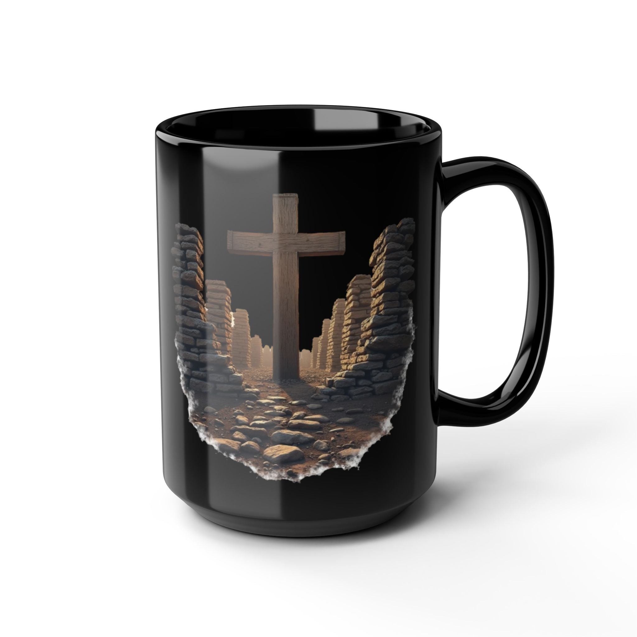 Glory In The Ruins Coffee Mug (15 oz.) - Black