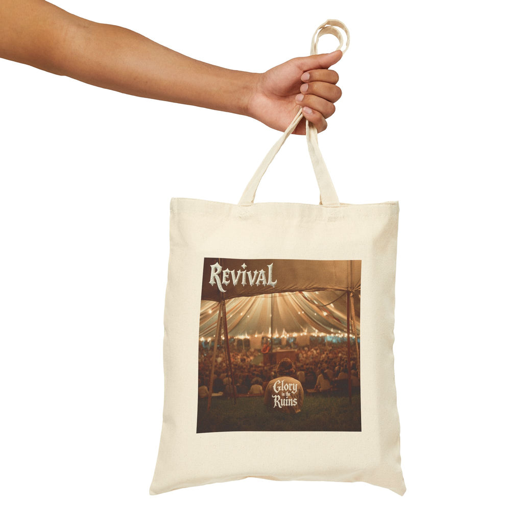 Revival Cotton Canvas Tote Bag - Glory In The Ruins
