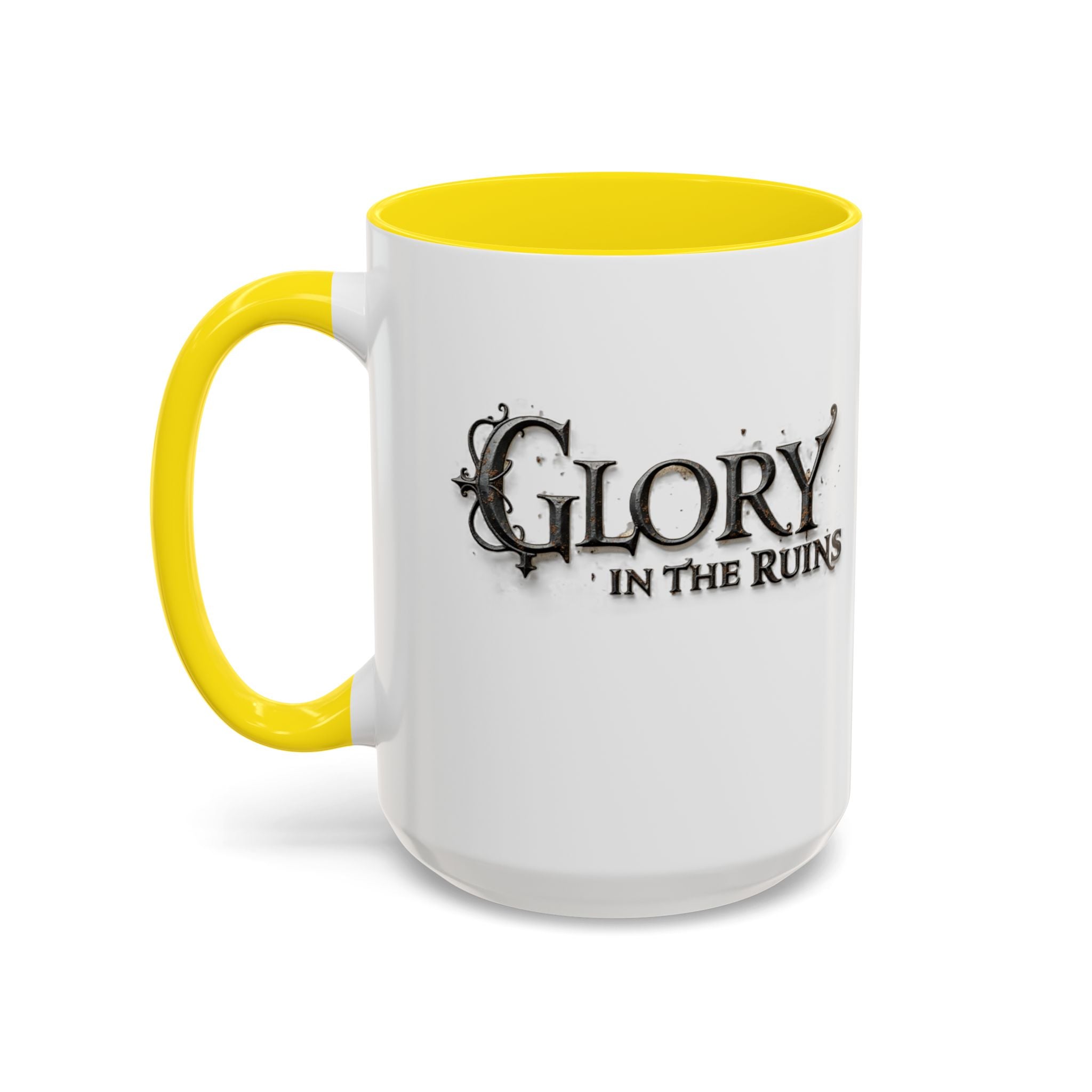 Coffee Mug - Glory in the Ruins Colorful 15 oz Ceramic Cup