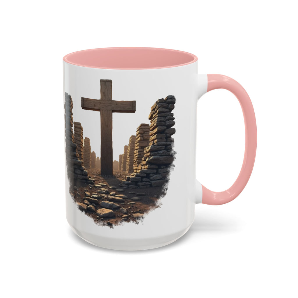 Coffee Mug - Glory in the Ruins Colorful 15 oz Ceramic Cup