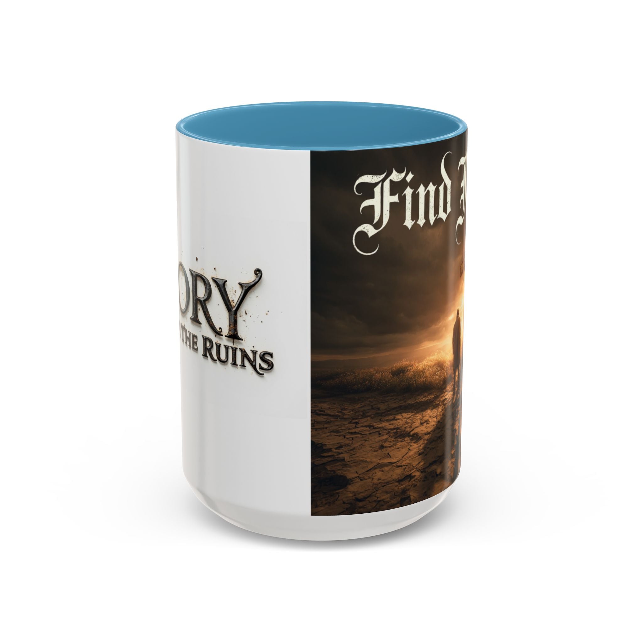 Find Jesus - Glory In The Ruins Coffee Mug - Vintage Festival Drinkware, Perfect for Gathering, Celebrations, Gift for Music Lovers, Home Decor