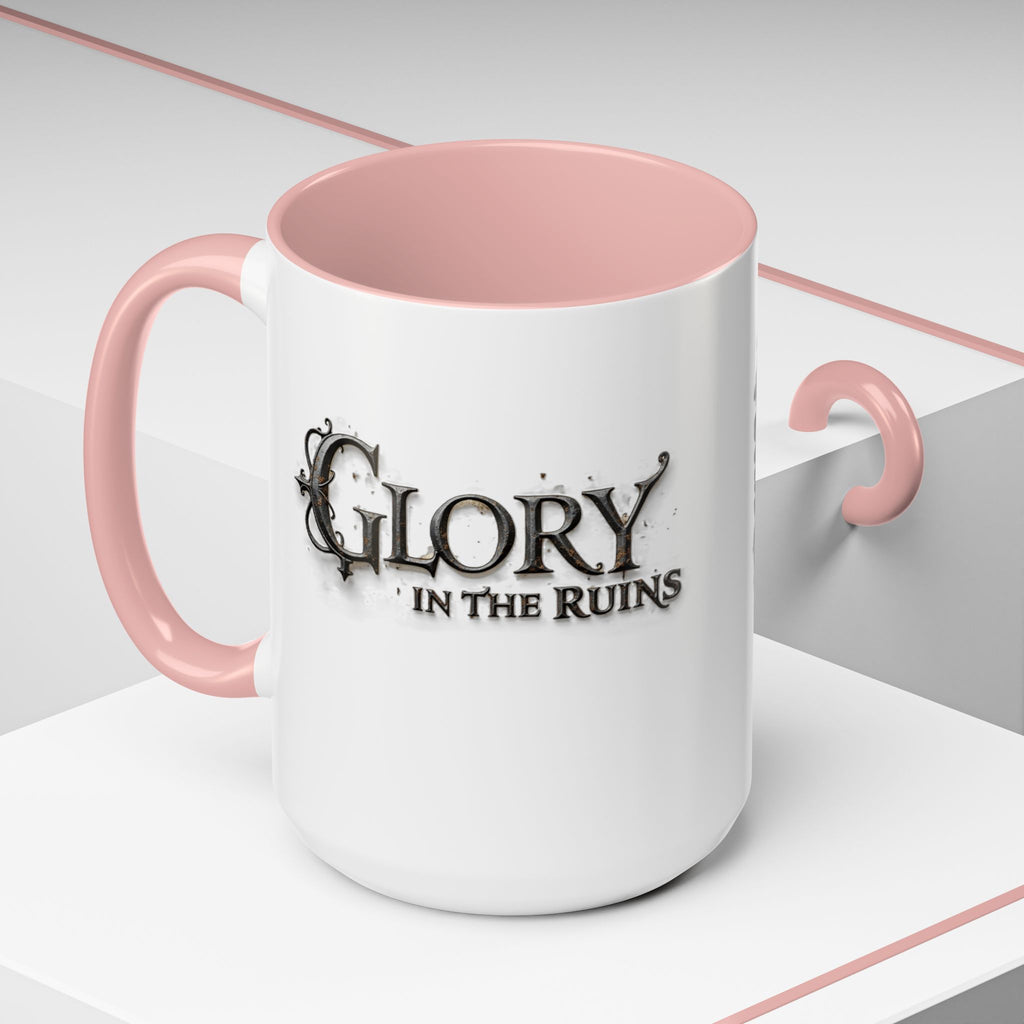 Coffee Mug - Glory in the Ruins Colorful 15 oz Ceramic Cup