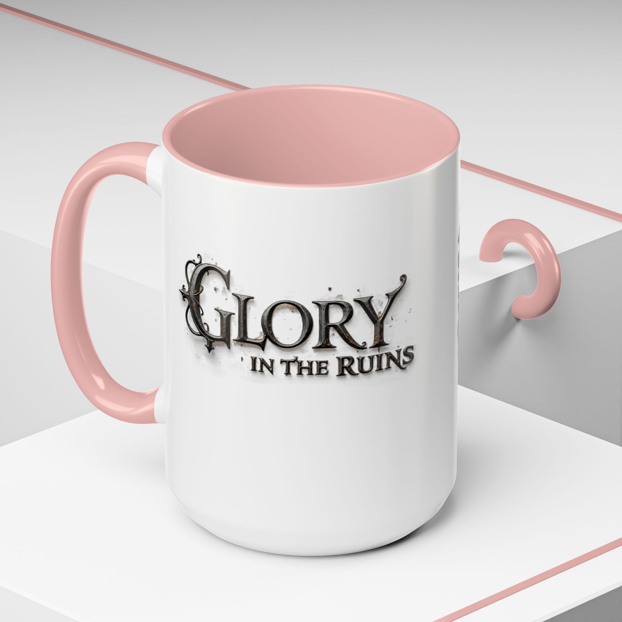 Coffee Mug - Glory in the Ruins Colorful 15 oz Ceramic Cup