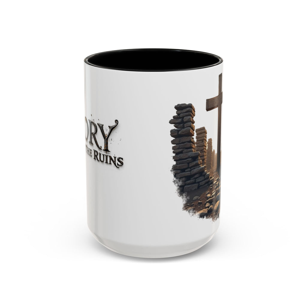 Coffee Mug - Glory in the Ruins Colorful 15 oz Ceramic Cup