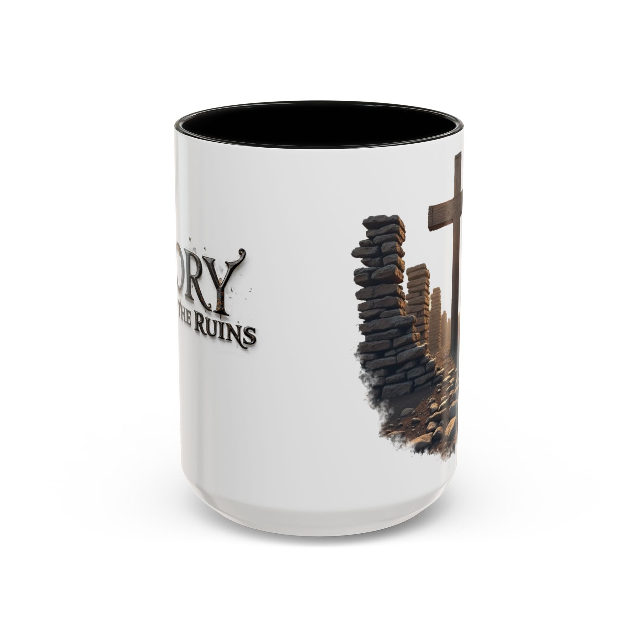 Coffee Mug - Glory in the Ruins Colorful 15 oz Ceramic Cup