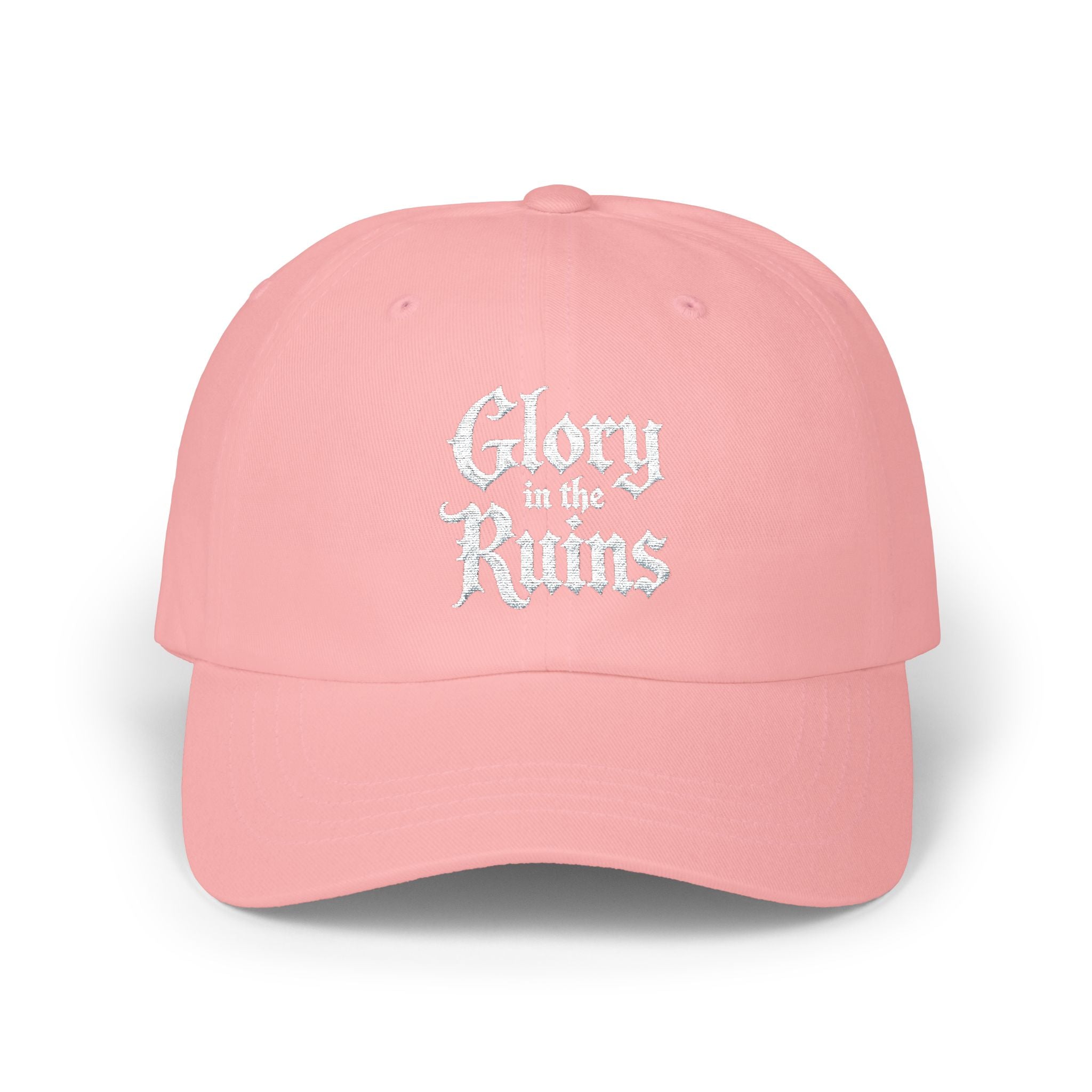 "Glory in the Ruins" Embroidered Vintage Hat