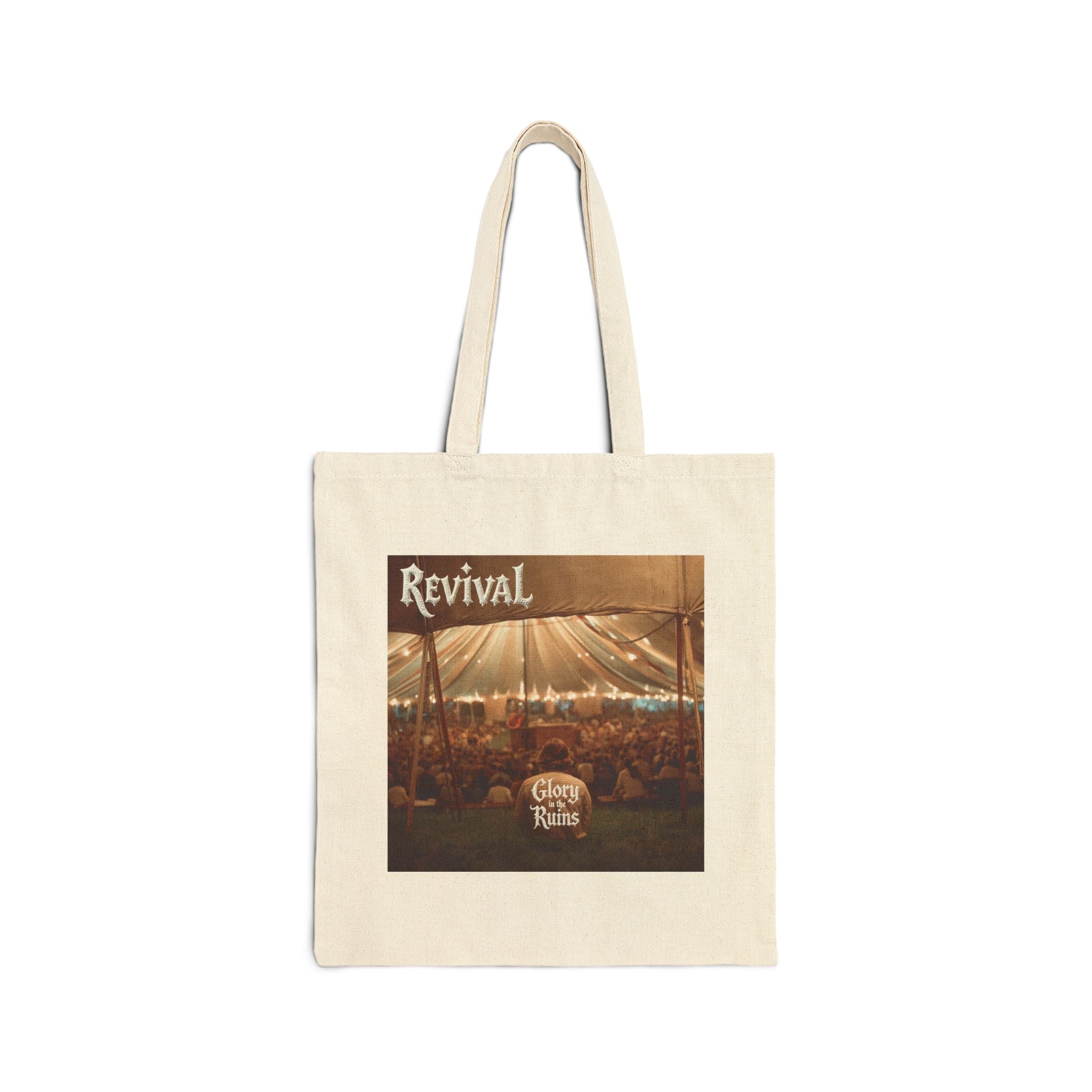 Revival Cotton Canvas Tote Bag - Glory In The Ruins