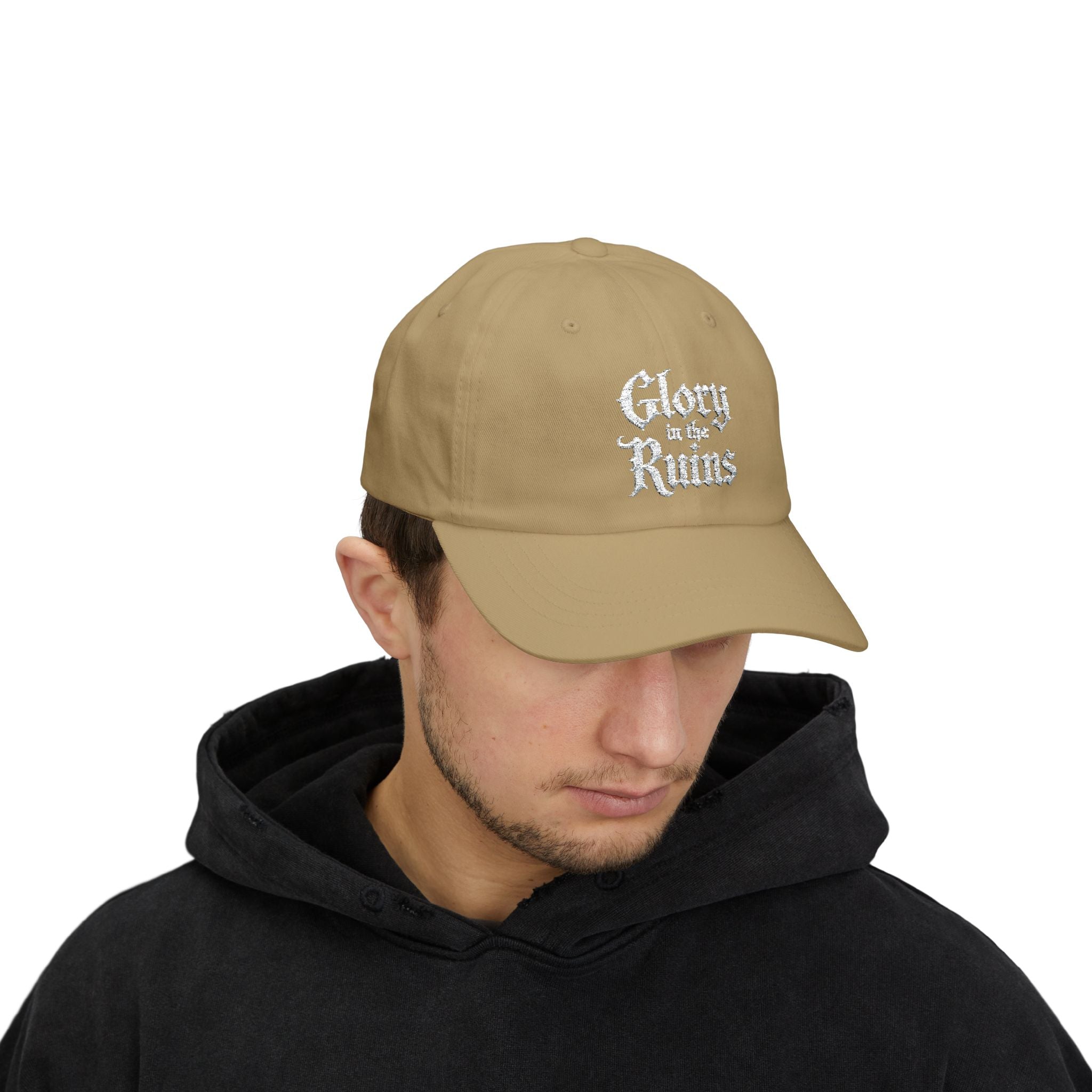 "Glory in the Ruins" Embroidered Vintage Hat