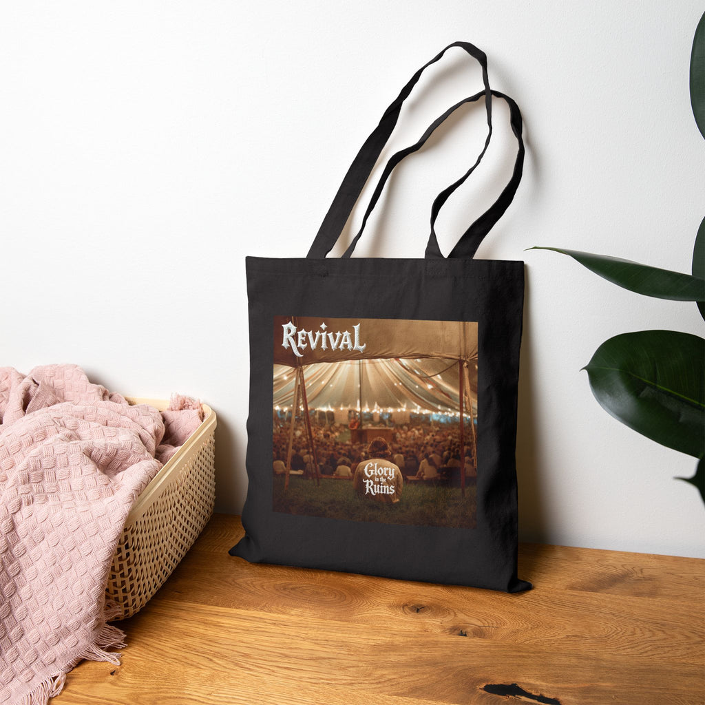 Revival Cotton Canvas Tote Bag - Glory In The Ruins